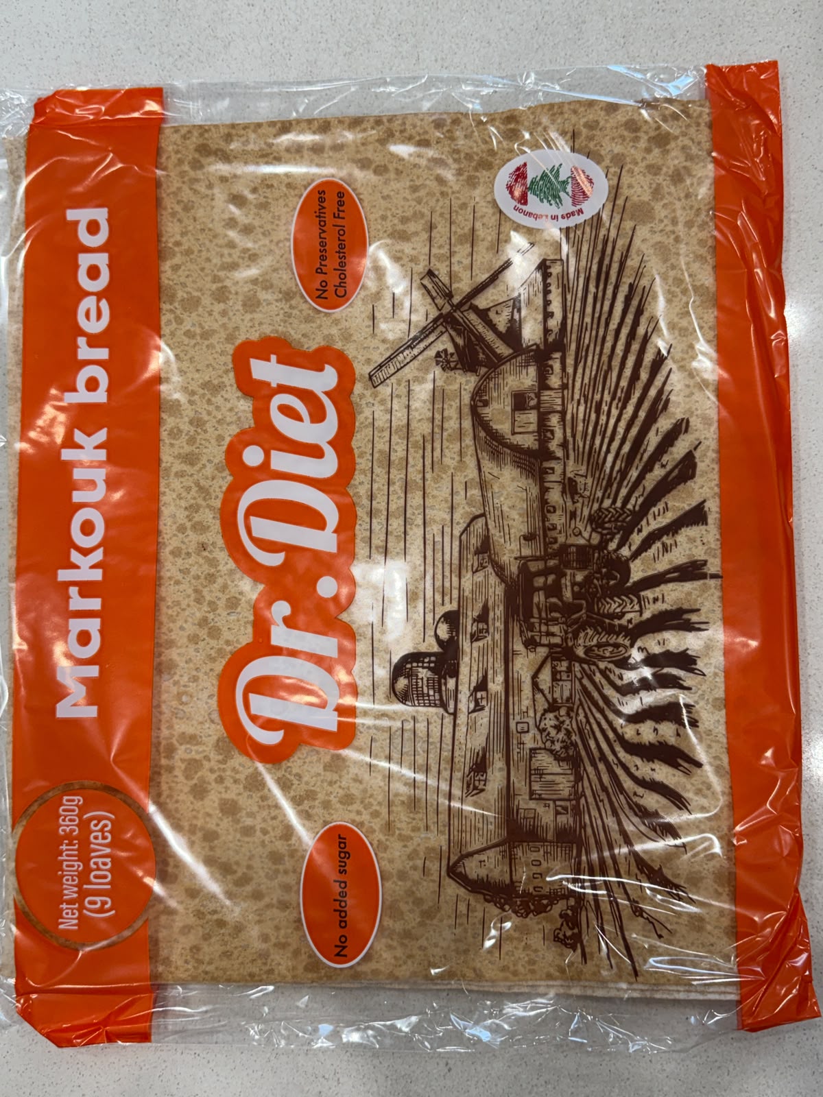 Dr Diet Markouk Bread 9 Loaves