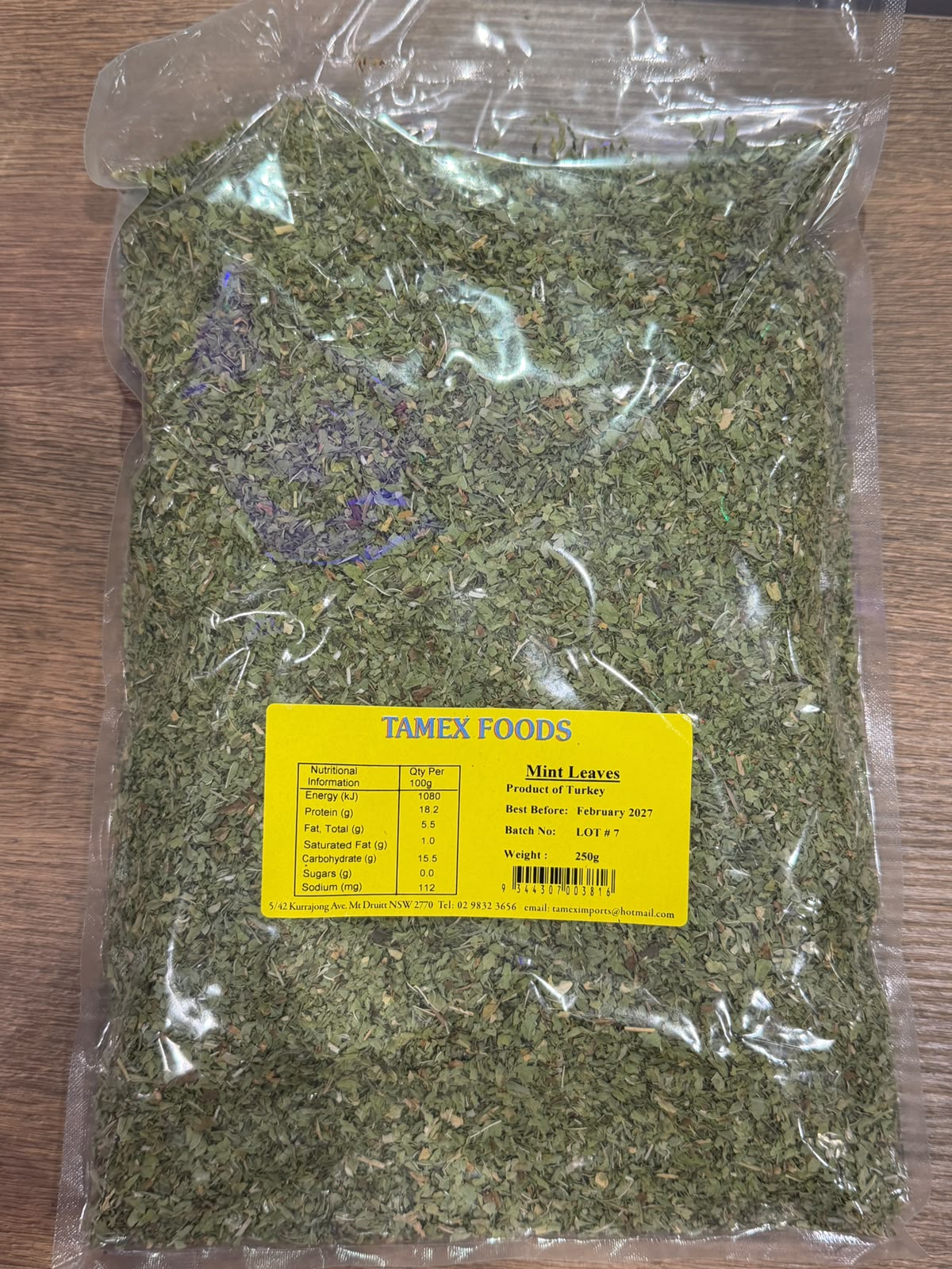 Tamex Mint Leaves 100g