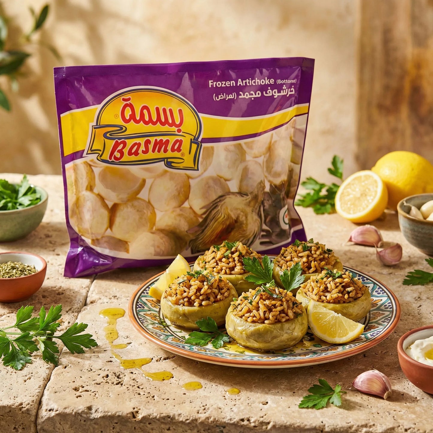 Basma Frozen Artichoke Bottoms