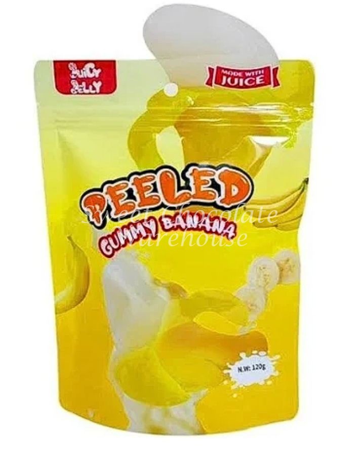 Juicy Jelly Peeled Banana
