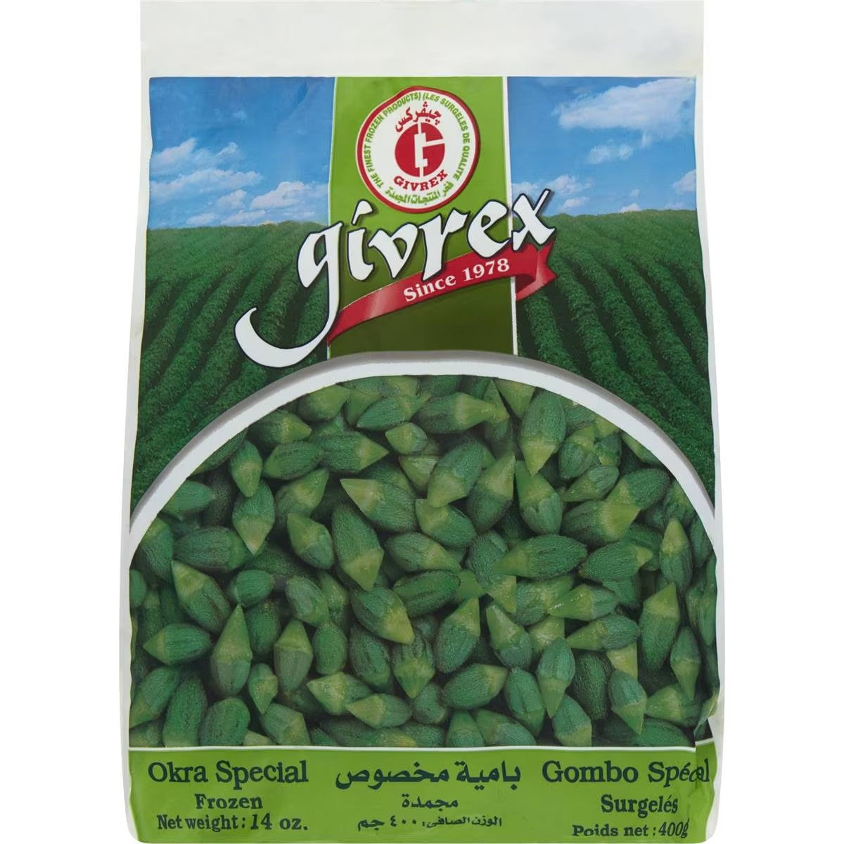 Givrex Okra Medium 400g