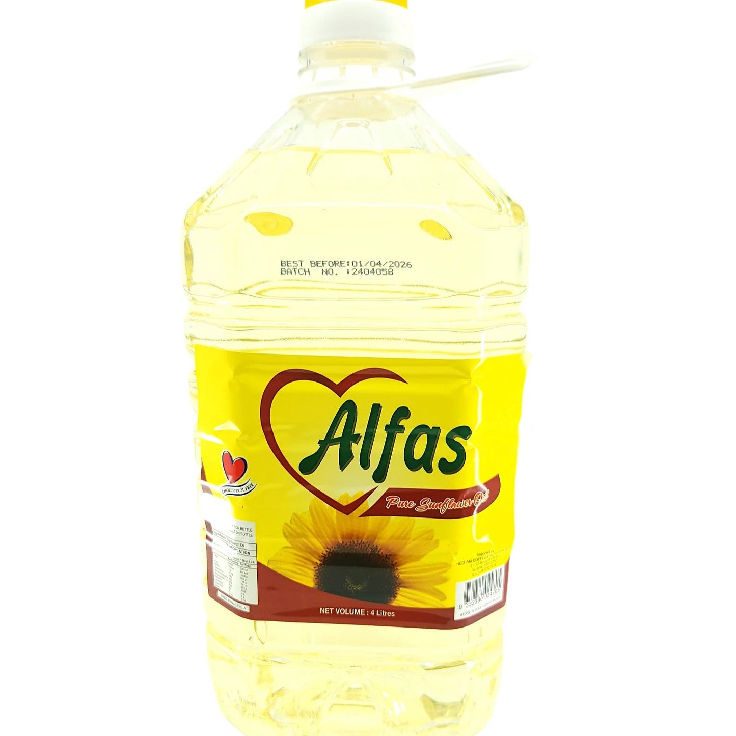 Alfas Sunflower Oil 4L