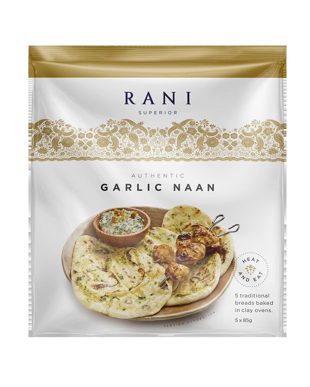 Rani Garlic Naan 585g