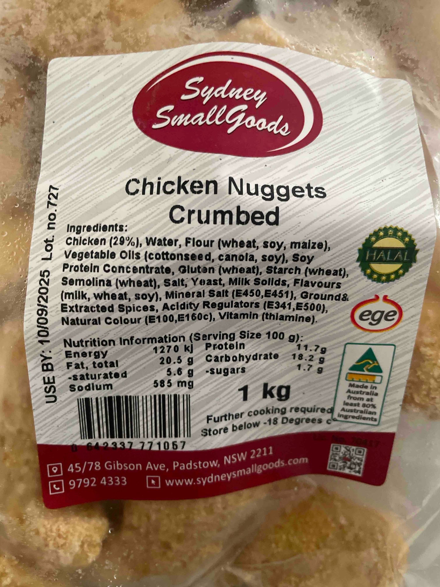 Sydney Small Goods Chicken