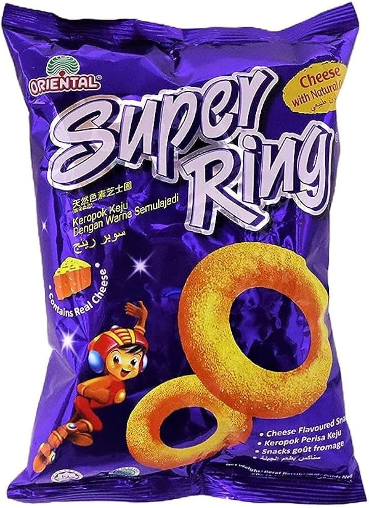 Super Cheese Rings Chips 60g