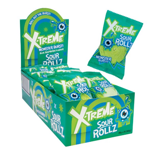 X Tre Me Sour Rollz Monster
