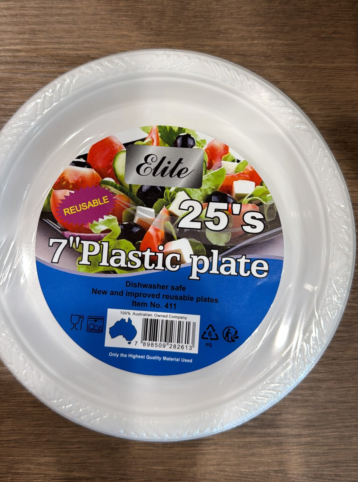 Elite 7 Bowl Plastic Plate 50