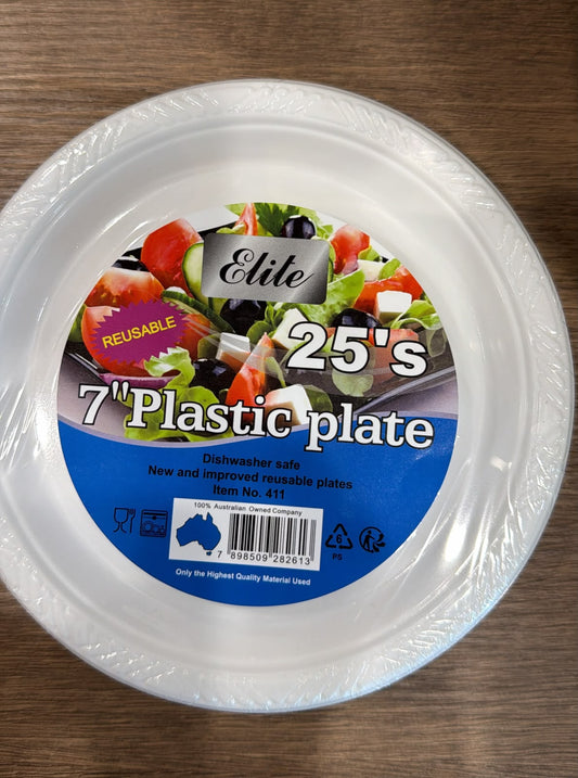 Elite 7 Bowl Plastic Plate 50