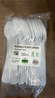 Plastic Spoon 50 Pcs