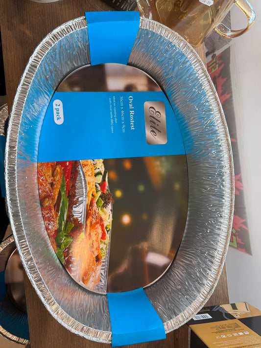 Elite Aluminium Tray Oval