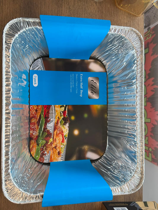 Elite Aluminium Extra Half Deep Tray