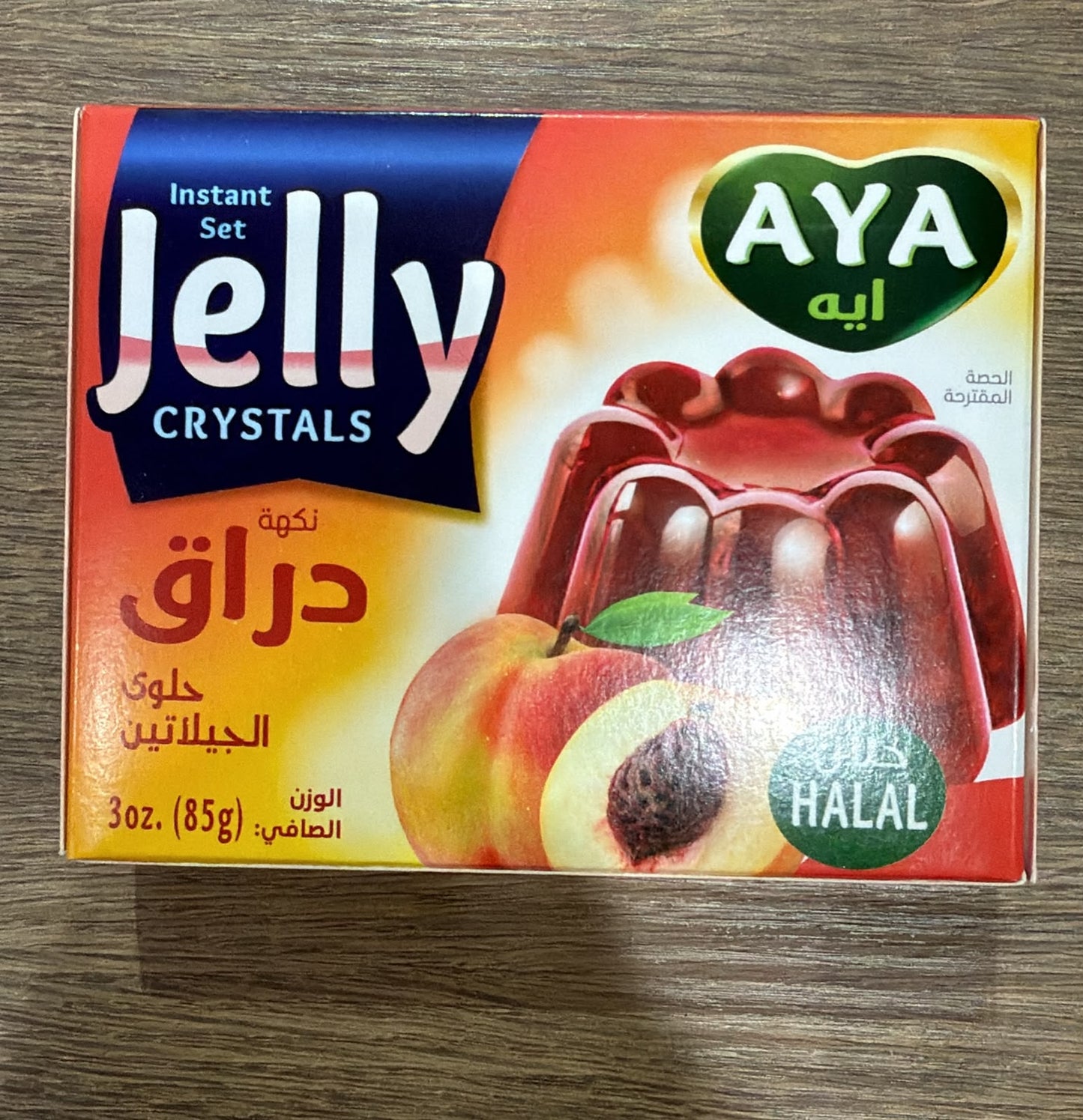 AYA Jelly Apricot Halal 85g