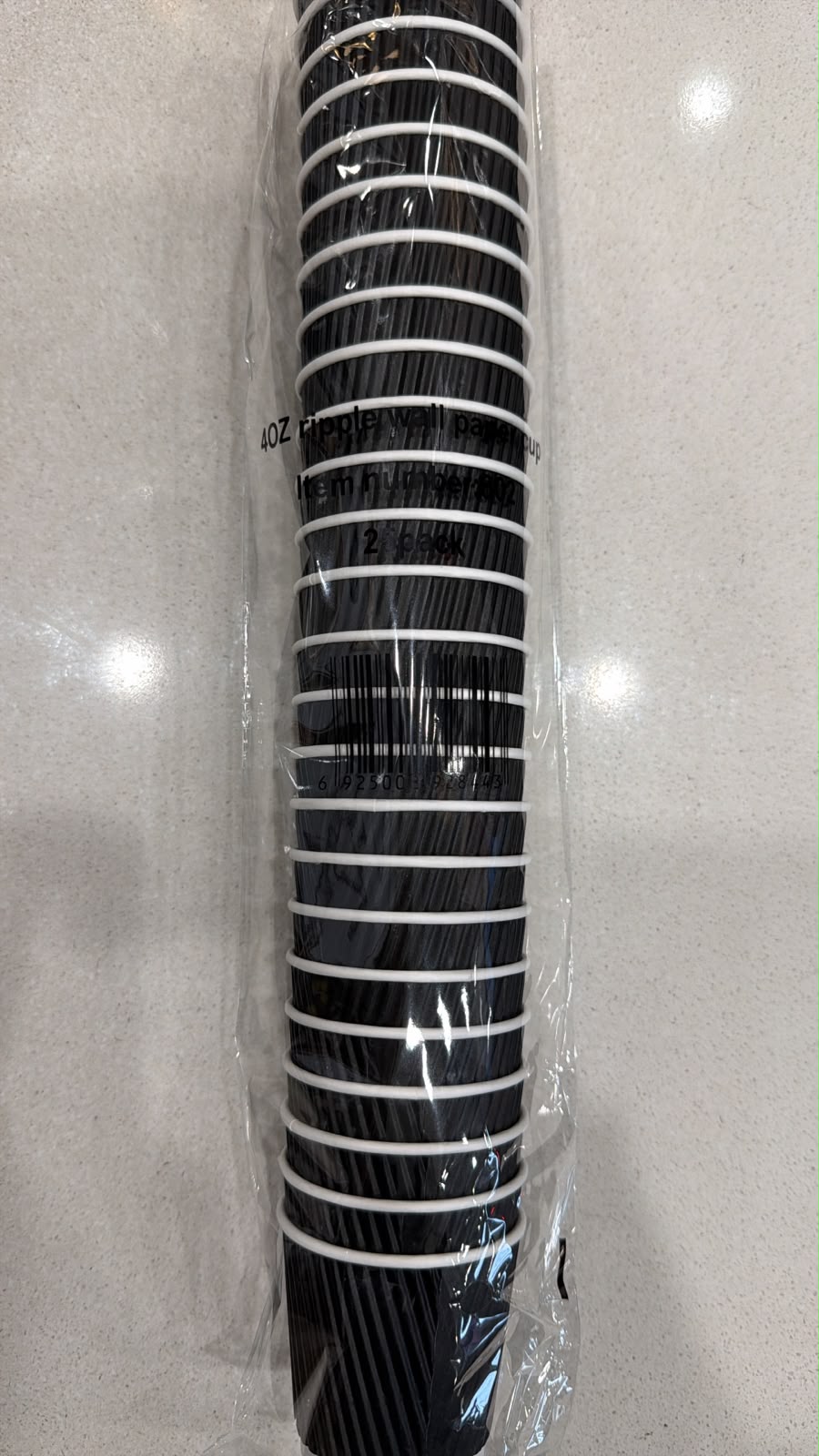 Small Ripple Wall Paper Coffee Cups 25 Pack