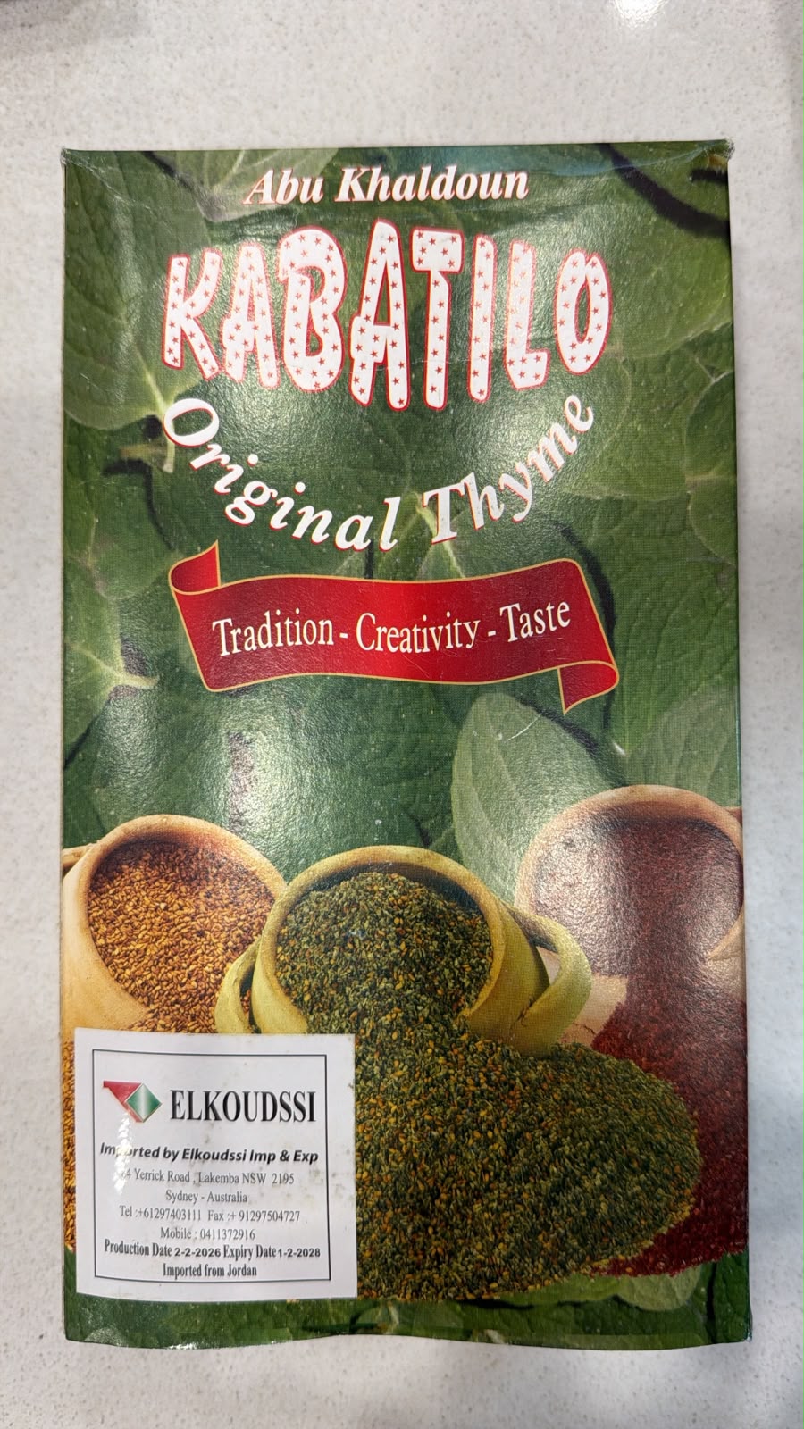 Kabatilo Original Thyme 1kg