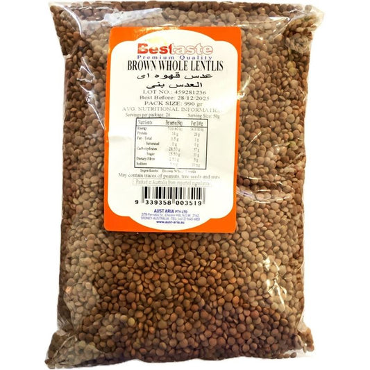 Bestaste Brown Whole Lentils
