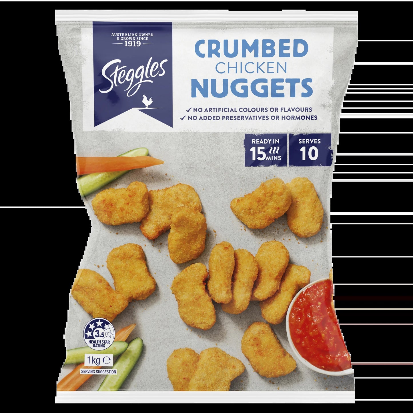 Steggles Chicken Nuggets 1kg