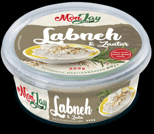 Monjay Mezza Labneh Zaatar Dip