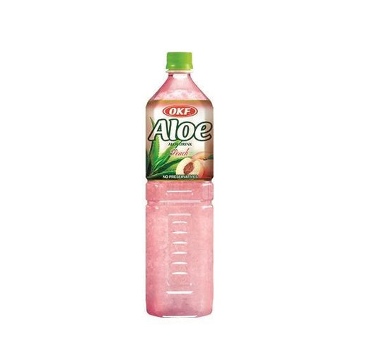 OKF Aloe Vera Drink Peach 1.5L
