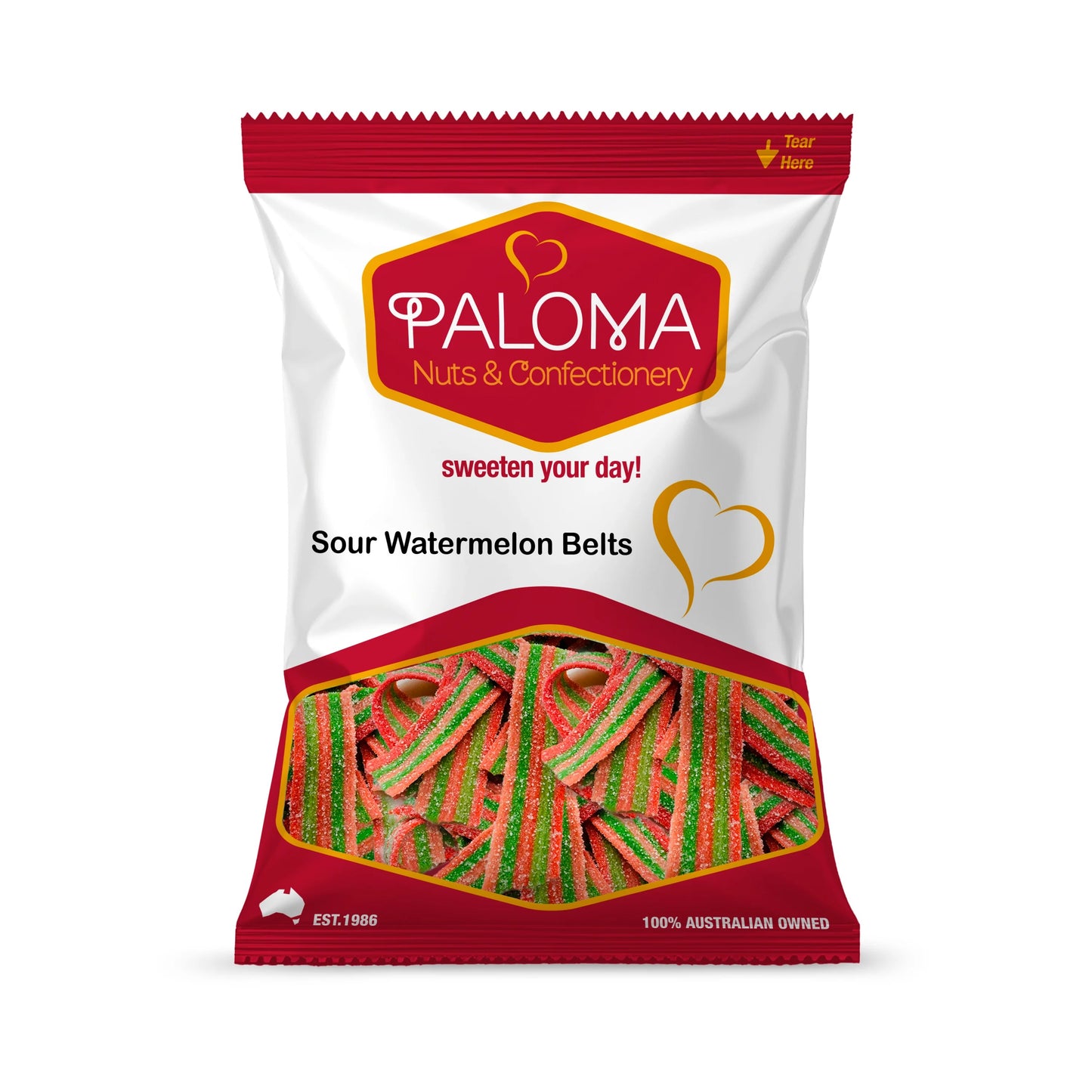 Paloma Sour Watermelon Belts
