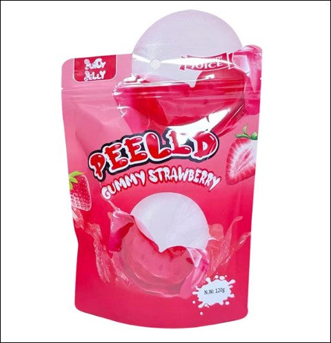 Juicy Jelly Peeled Strawberry