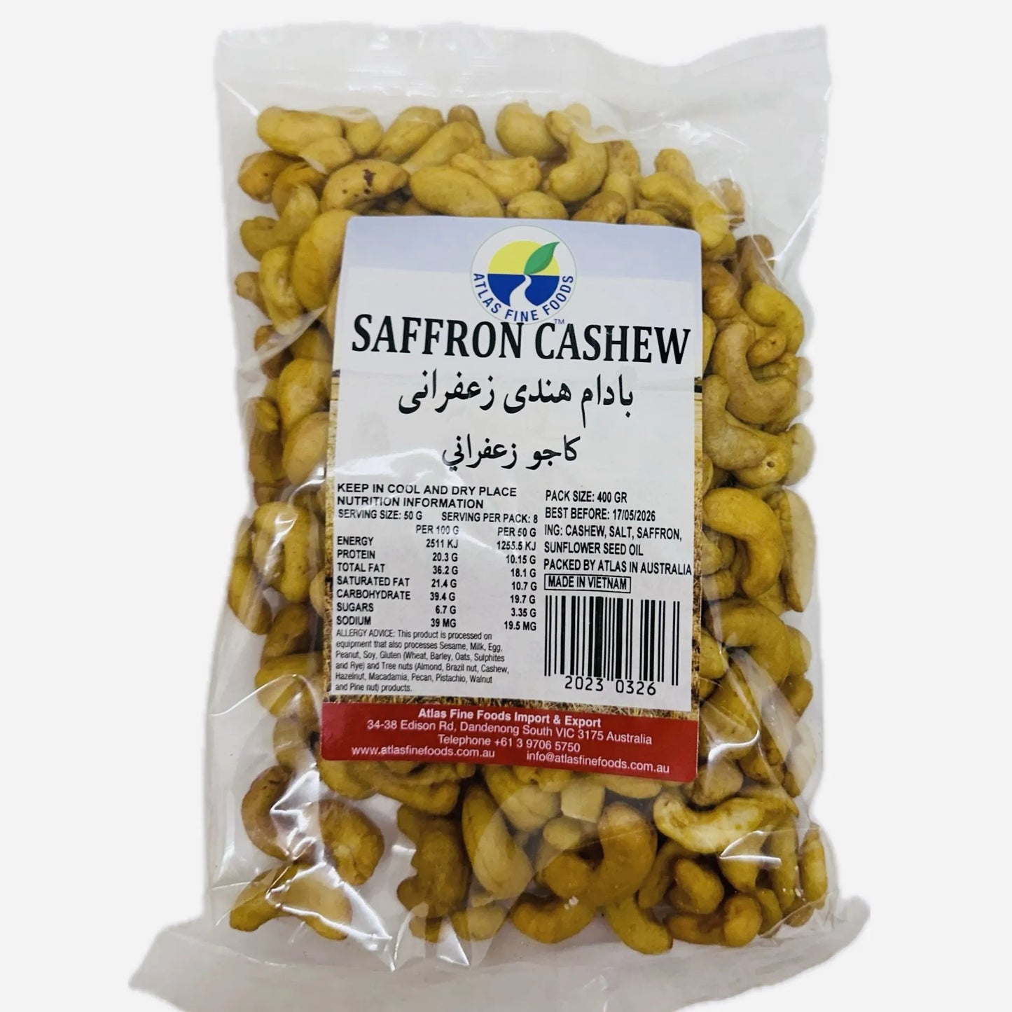 Lunex Cashews Saffron