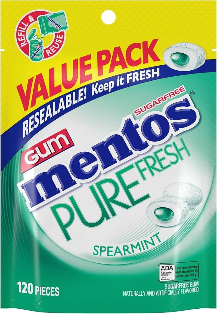 Mentos GUM Speapmint Flavour
