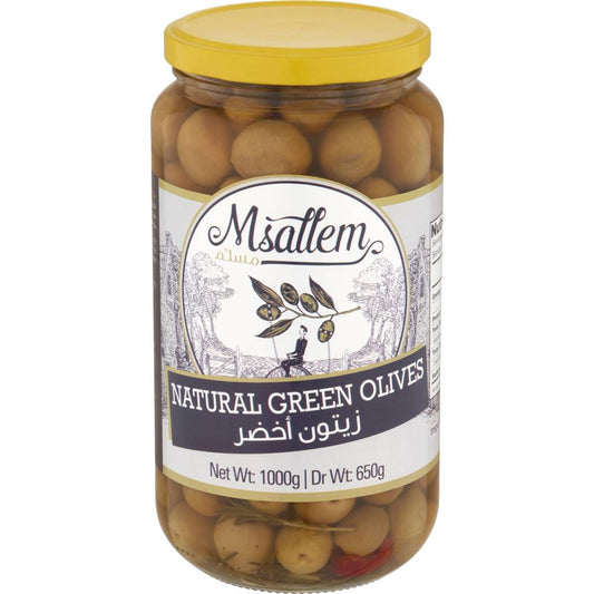 Msallem Natural Green Olives