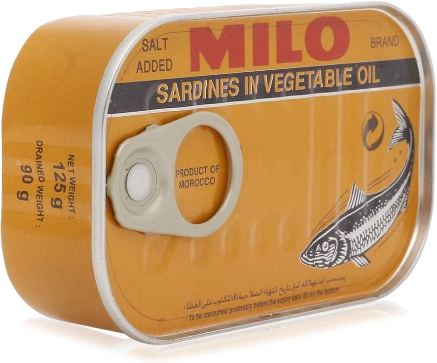 Milo Sardines In Vegetable Oil