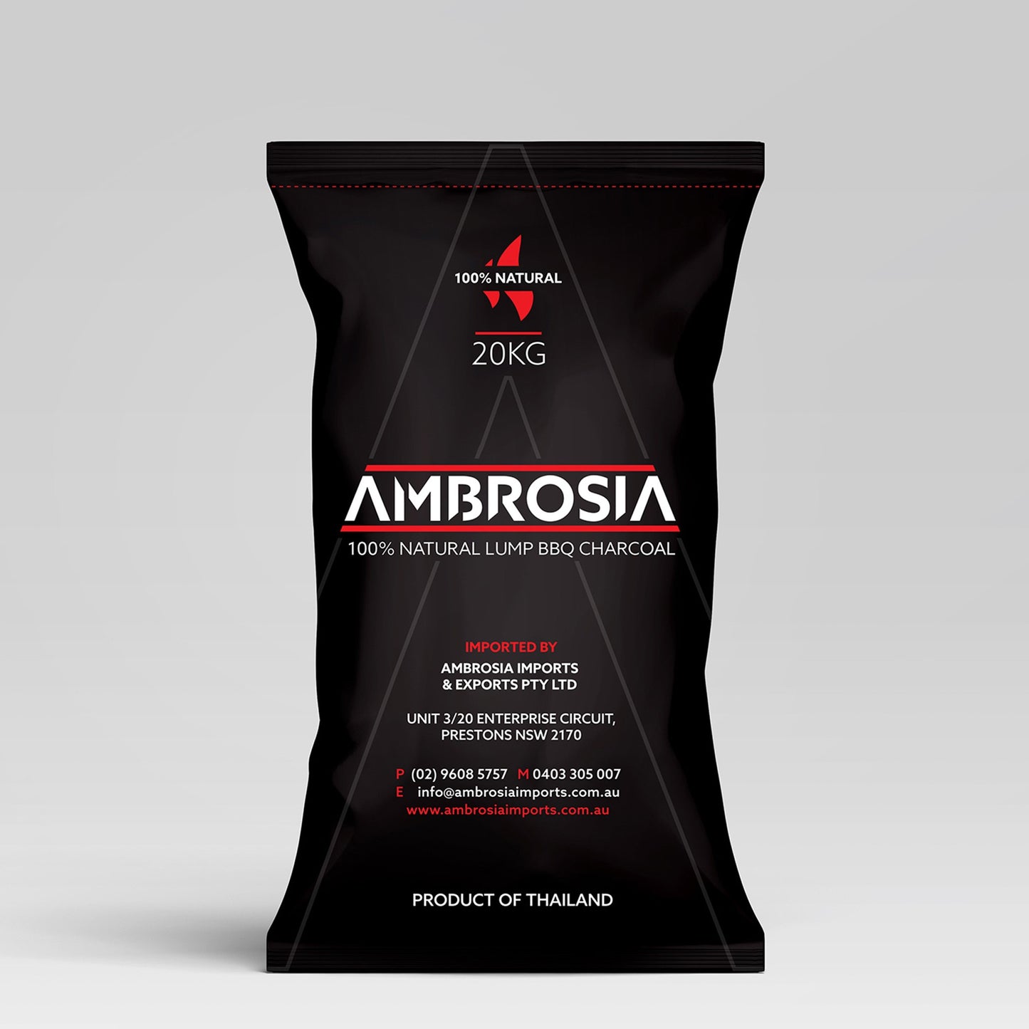 20 Kg Ambrosia Natural Lump