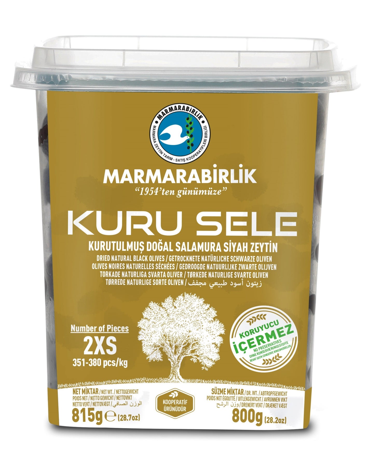 Marmarabirlik Dried Natural 80