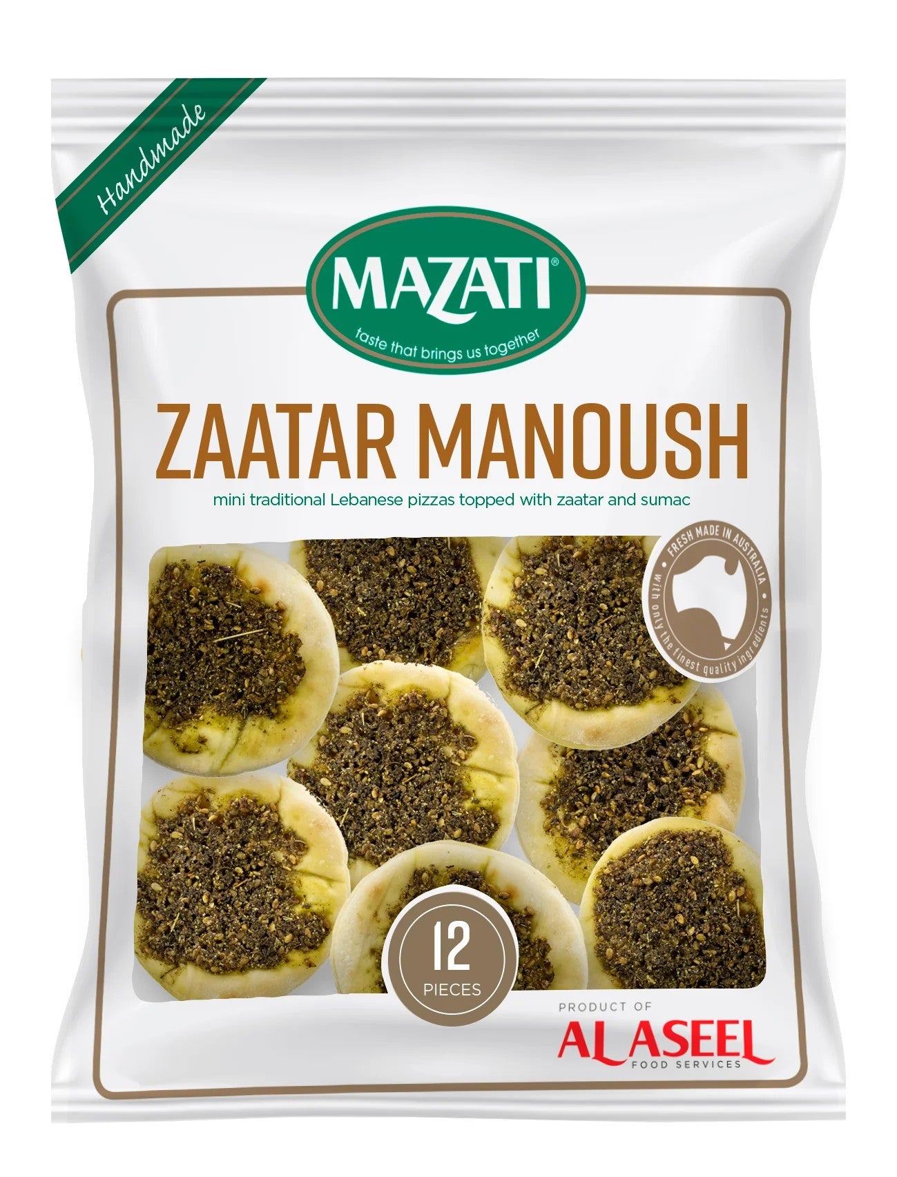 Mazati Zaatar Manoush 12 Pcs
