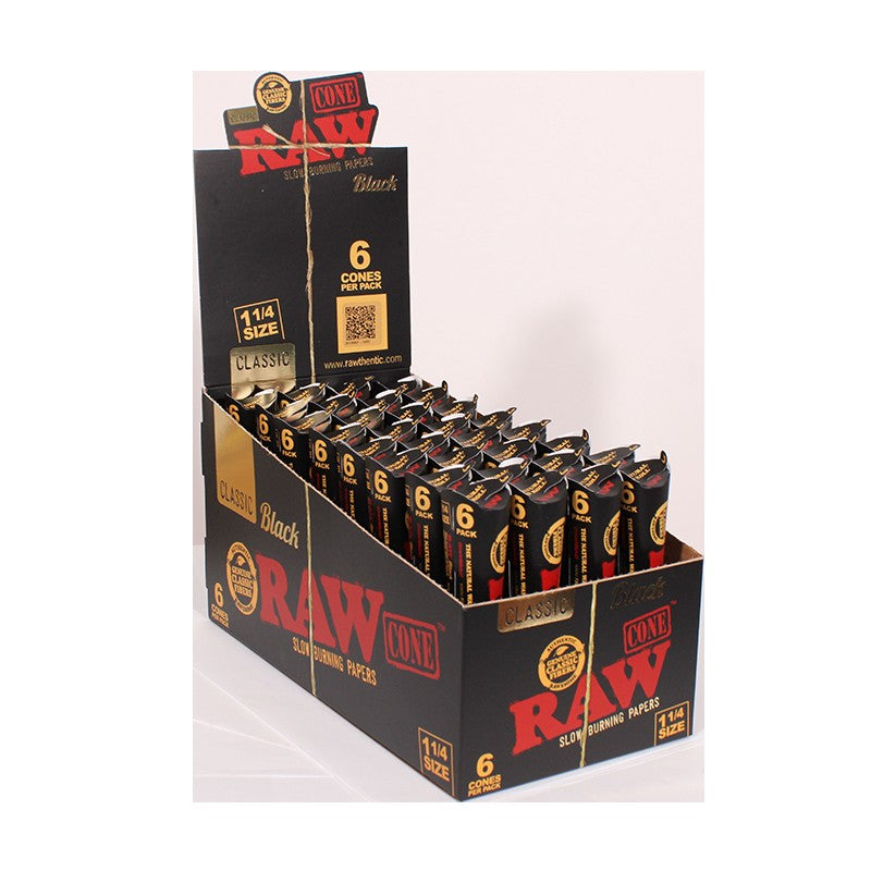 RAW 6pk Black Cones